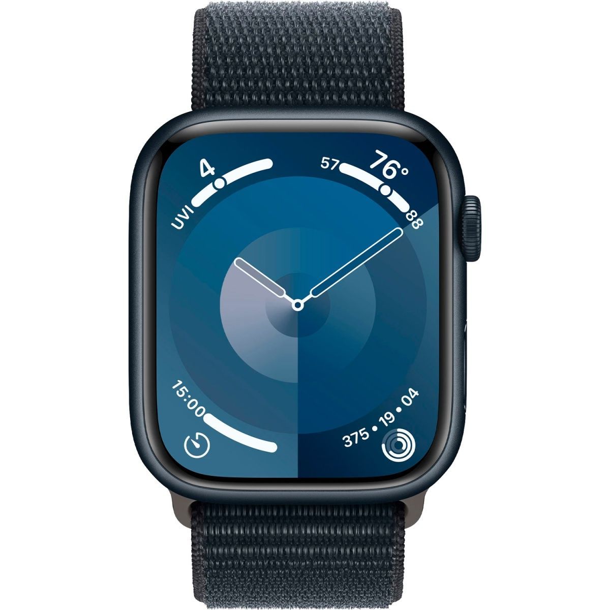Смарт-годинник Apple Watch Series 9 GPS 45mm Midnight Aluminum Case with Midnight Sport Loop (MR9C3)