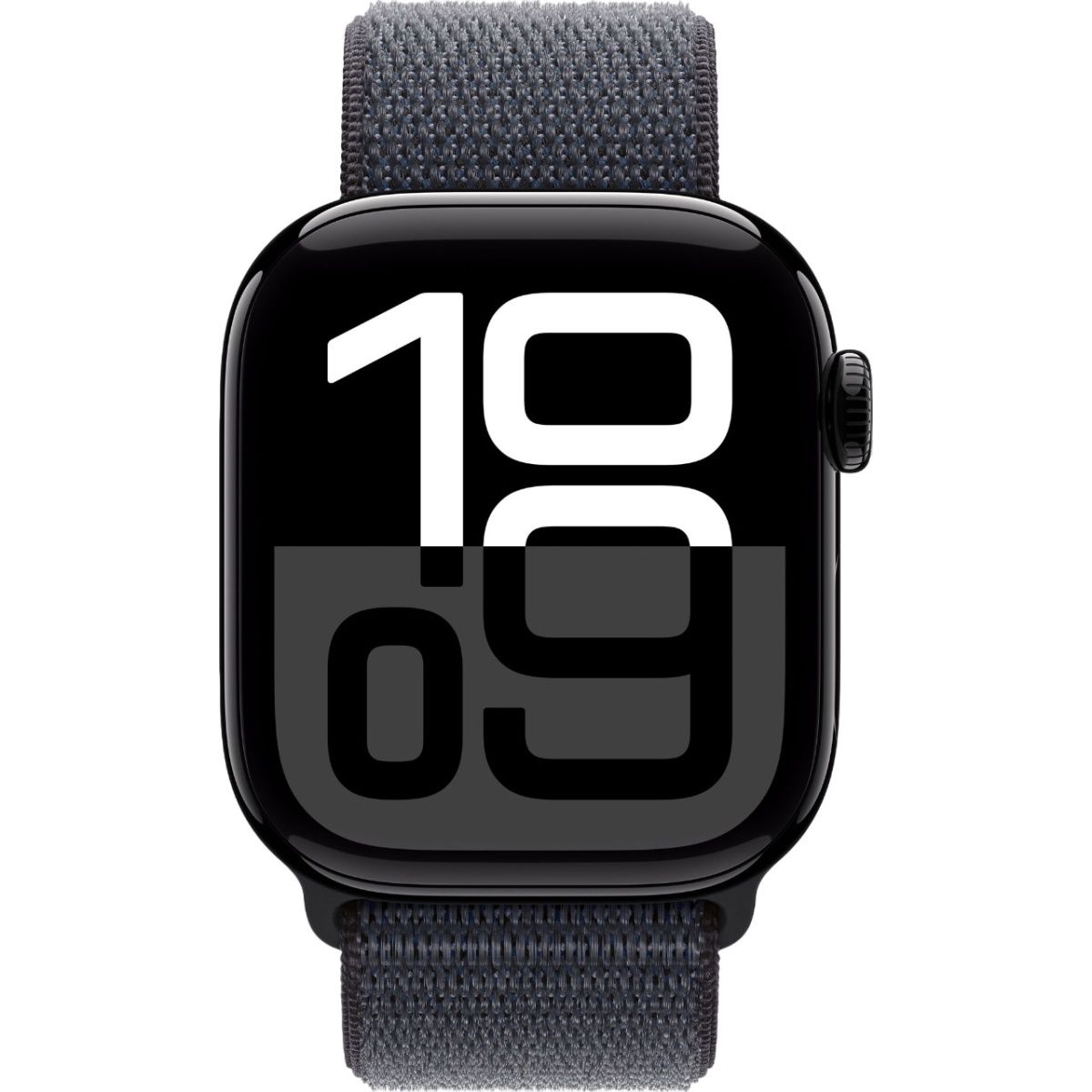 Смарт-годинник Apple Watch Series 10 GPS 42mm Jet Black Aluminum Case with Ink Sport Loop (MWWG3)