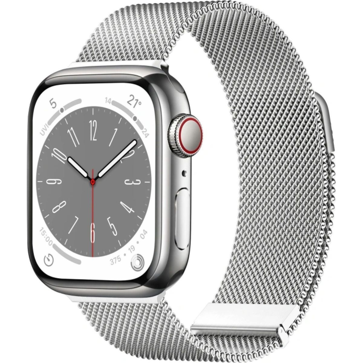 Ремінець WiWU Milanese Wi-WB005 для Apple Watch 42/44/45//46/49mm Silver
