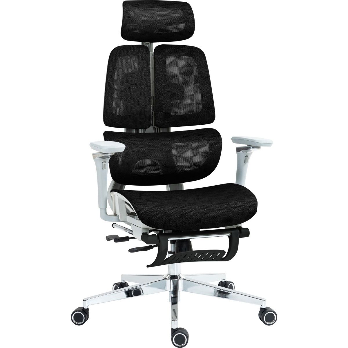 Офісне крісло GT Racer B-2450 White/Black