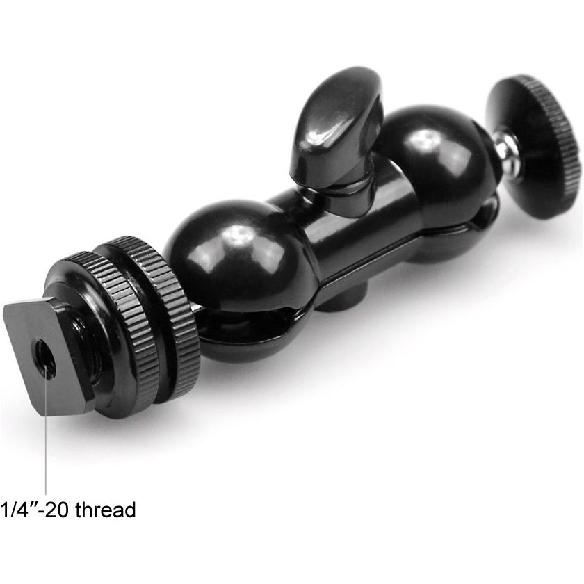 Шарнірний кронштейн SmallRig Double Ball Heads with Cold Shoe and Thumb Screw (1135)