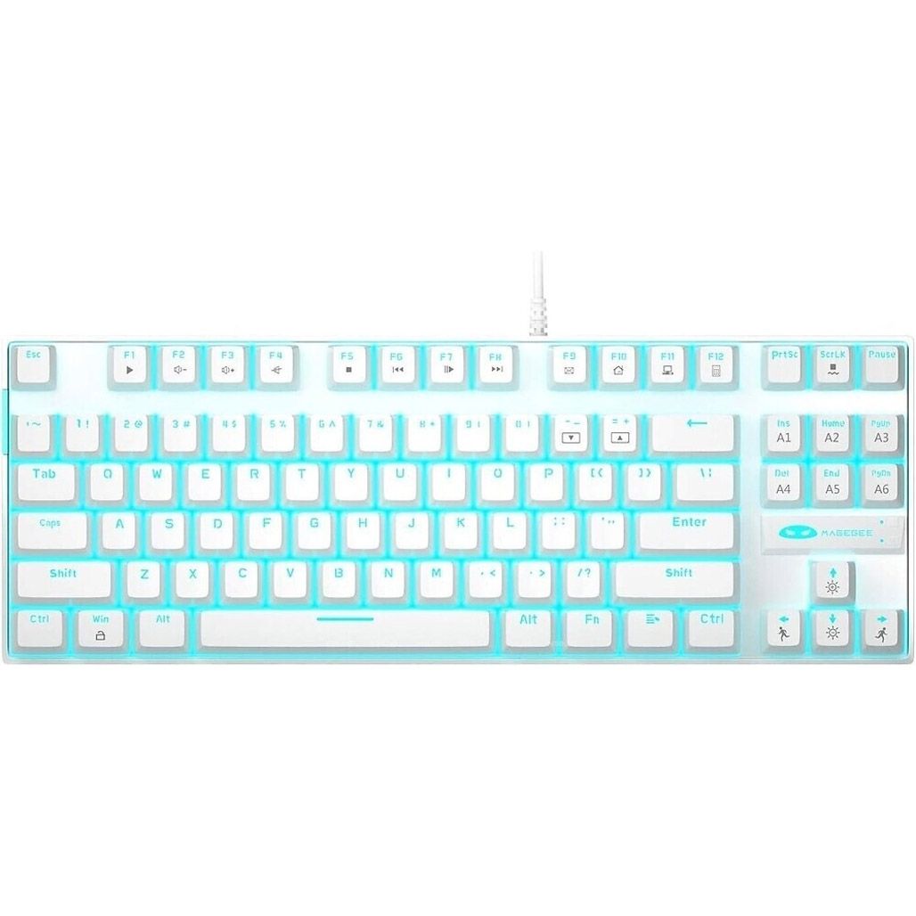 

Клавиатура MageGee MK-Star Blue Switch White (6971969720268-UA)