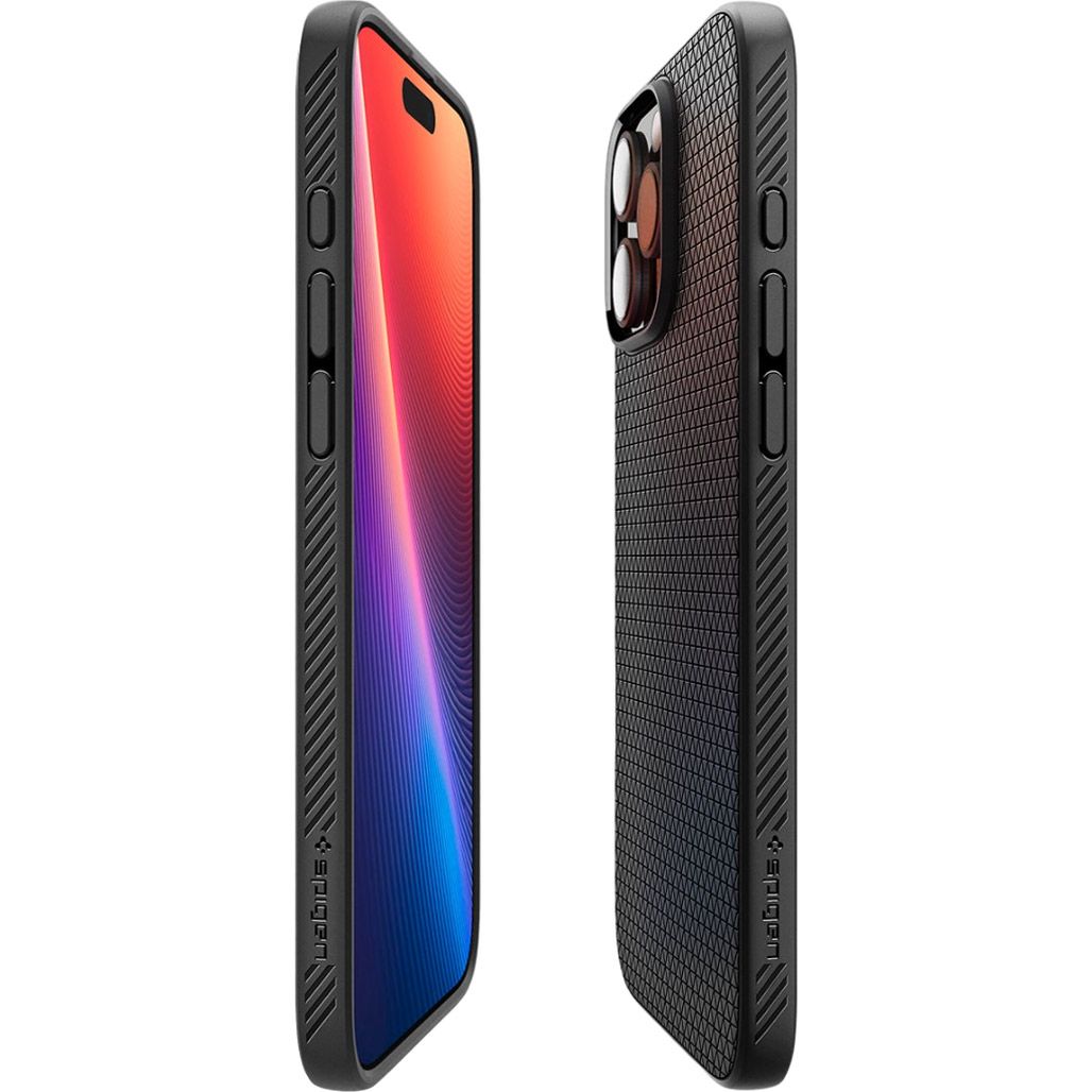 Чохол Spigen Liquid Air для Apple iPhone 16 Pro Matte Black (ACS08117) 