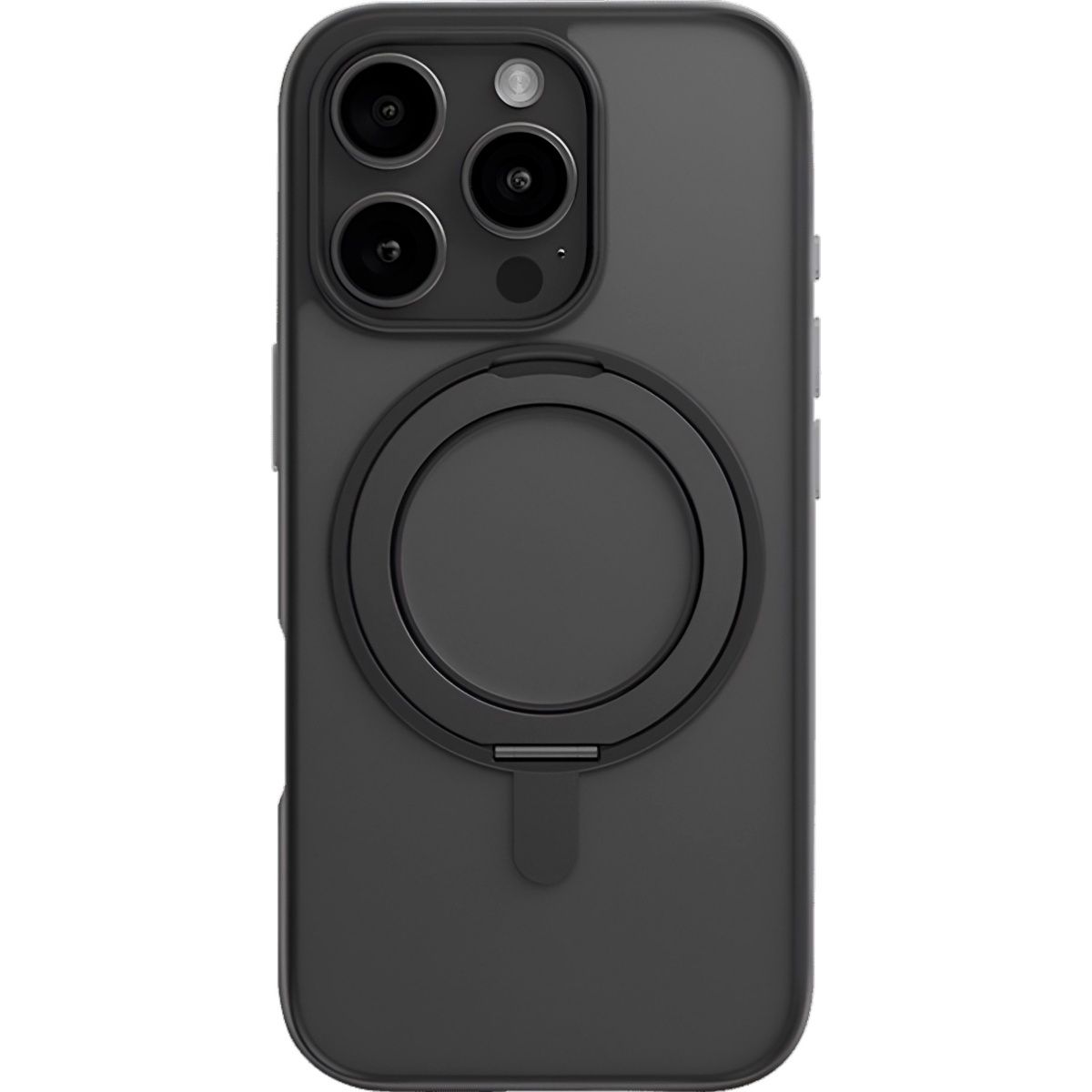 

Чехол Blueo Frosted Magnetic Case Rotatable Stand with MagSafe для Apple iPhone 16 Pro Max Black (BL037-I16PMBLK)