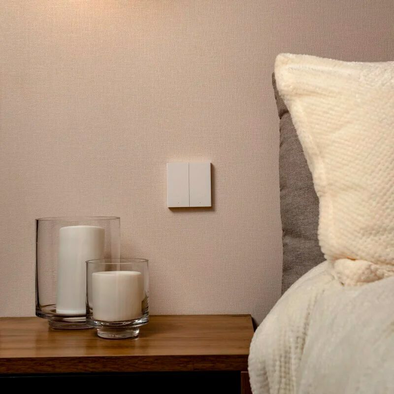 Умный выключатель Xiaomi Aqara Smart Wall Switch H1 Global EU (с нейтралью, 2 клавиши) (WS-EUK04) [71972] 