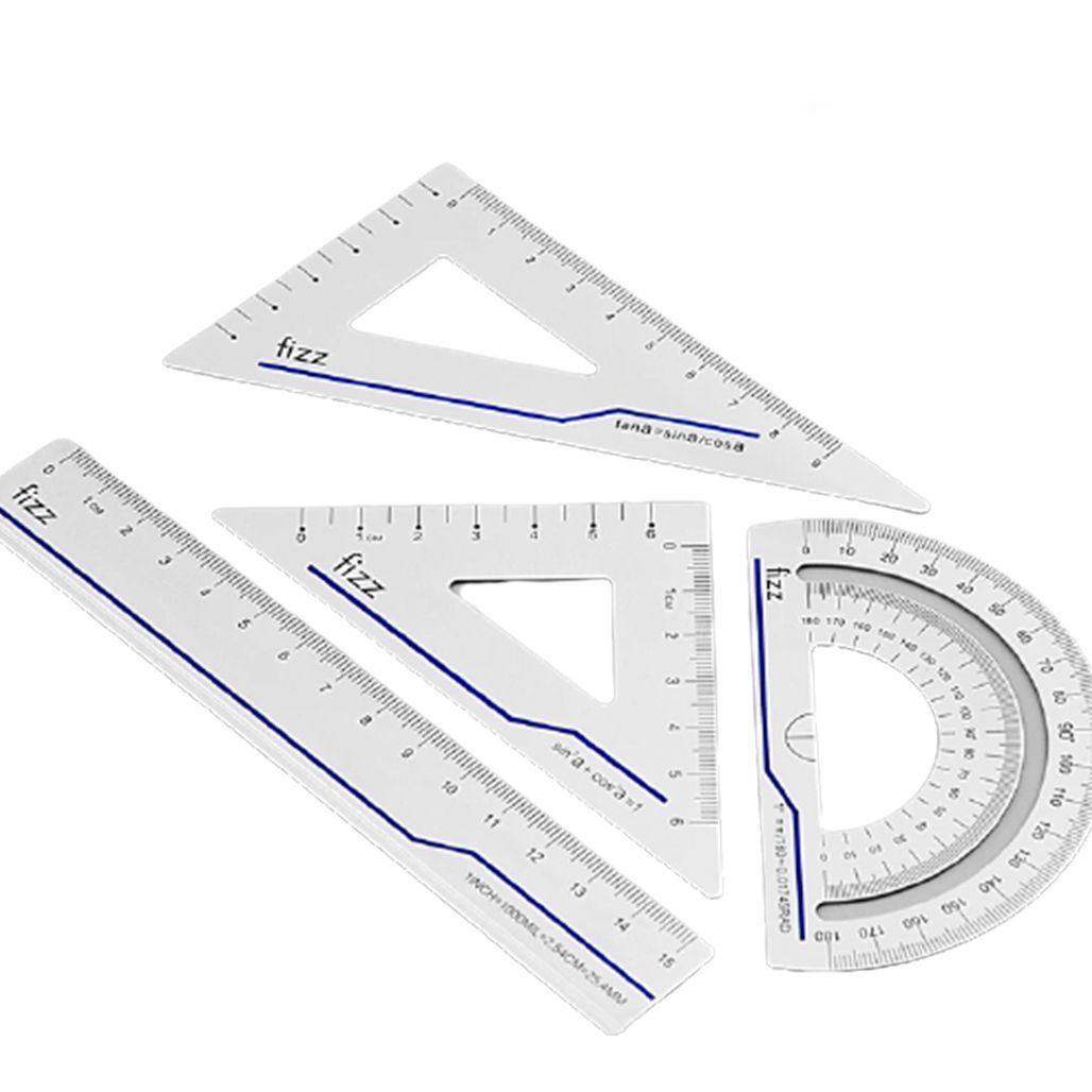 

Набір канцелярських лінійок Xiaomi Fizz Stationery Rulers