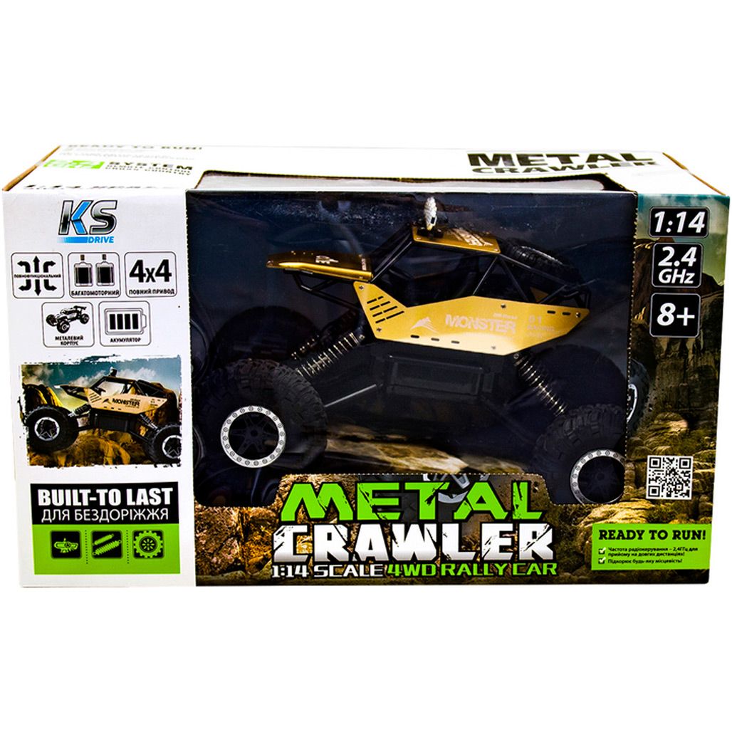 Машинка на радіокеруванні Sulong Toys 1:14 Off-road Crawler Force Gold (SL-122RH)