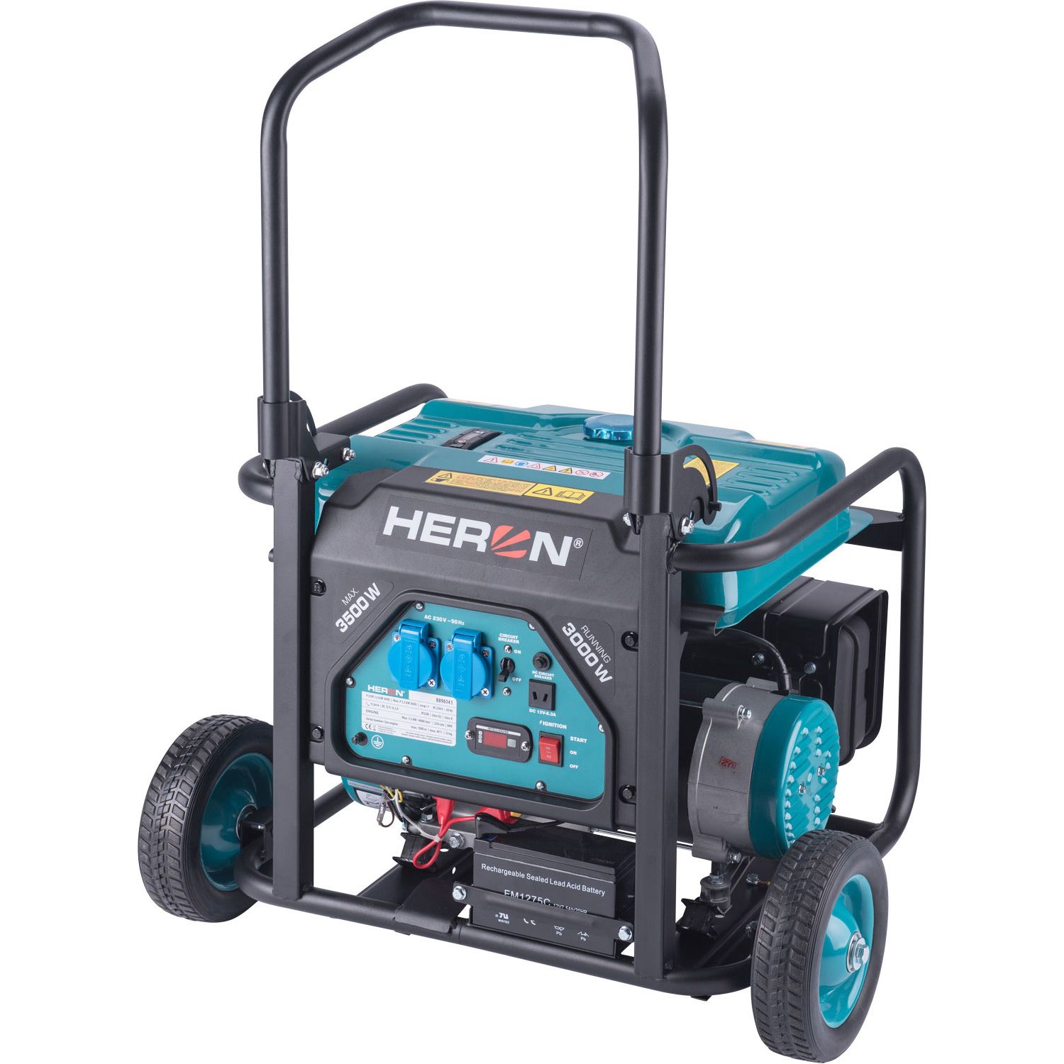

Генератор бензиновый Heron 7.4HP 3.5kW (8896141)