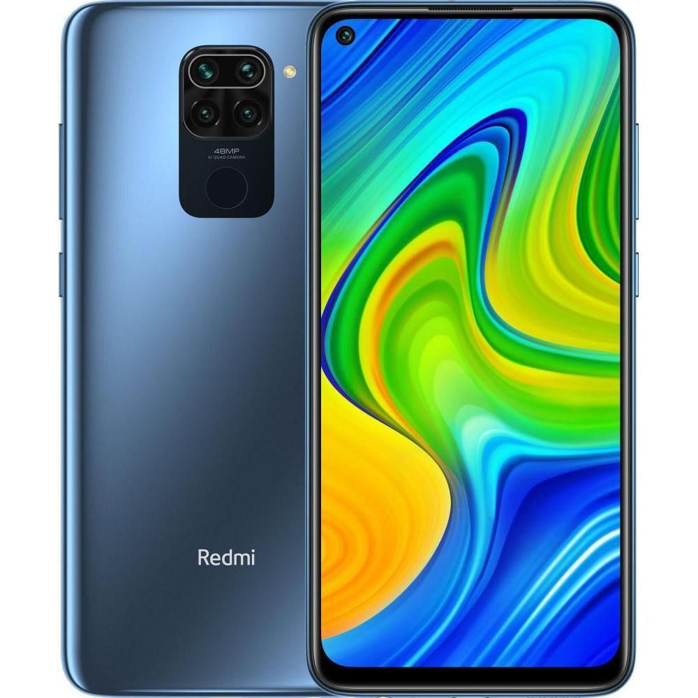 

Смартфон Xiaomi Redmi Note 9 4/128GB (Midnight Grey) Global EU + NFC [47810]