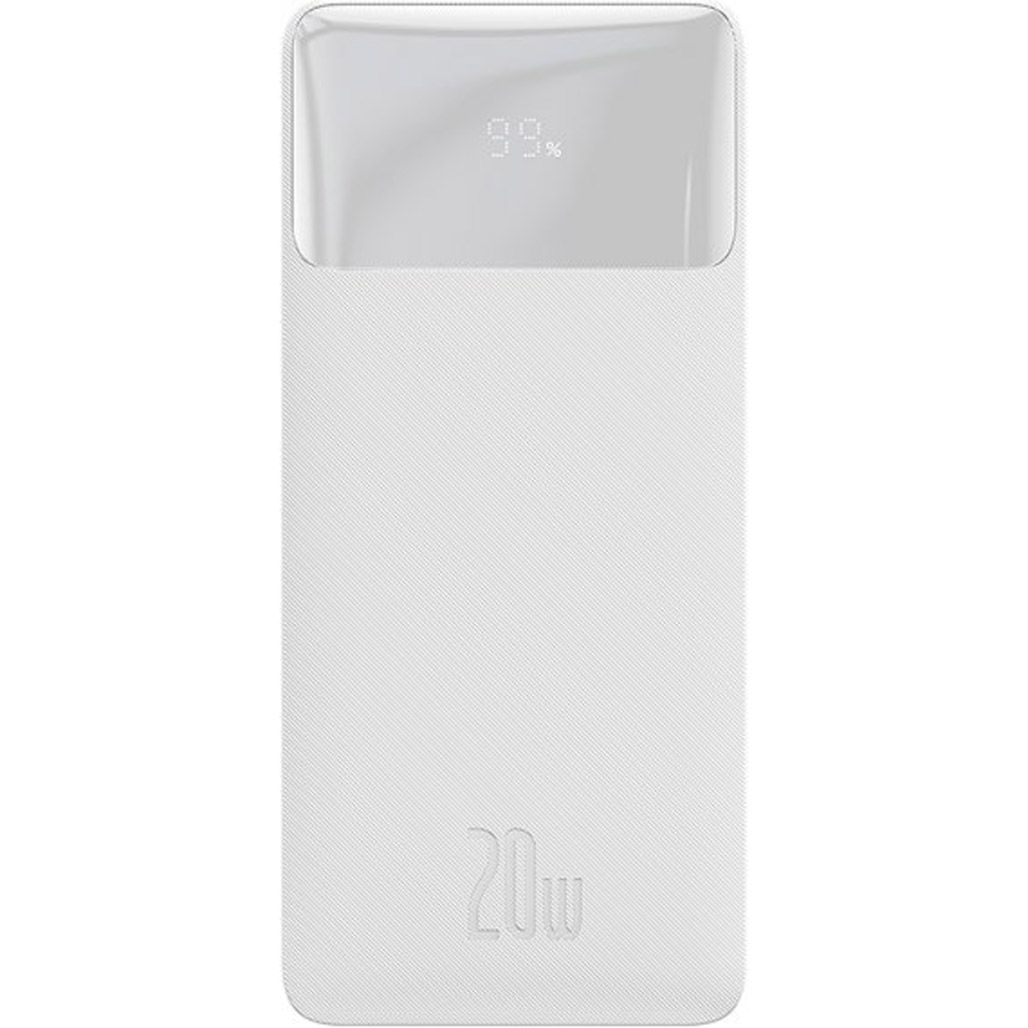 

Зовнішній акумулятор Baseus Bipow Overseas 20W 20000mAh White (PPBD050302/PPDML-M02)