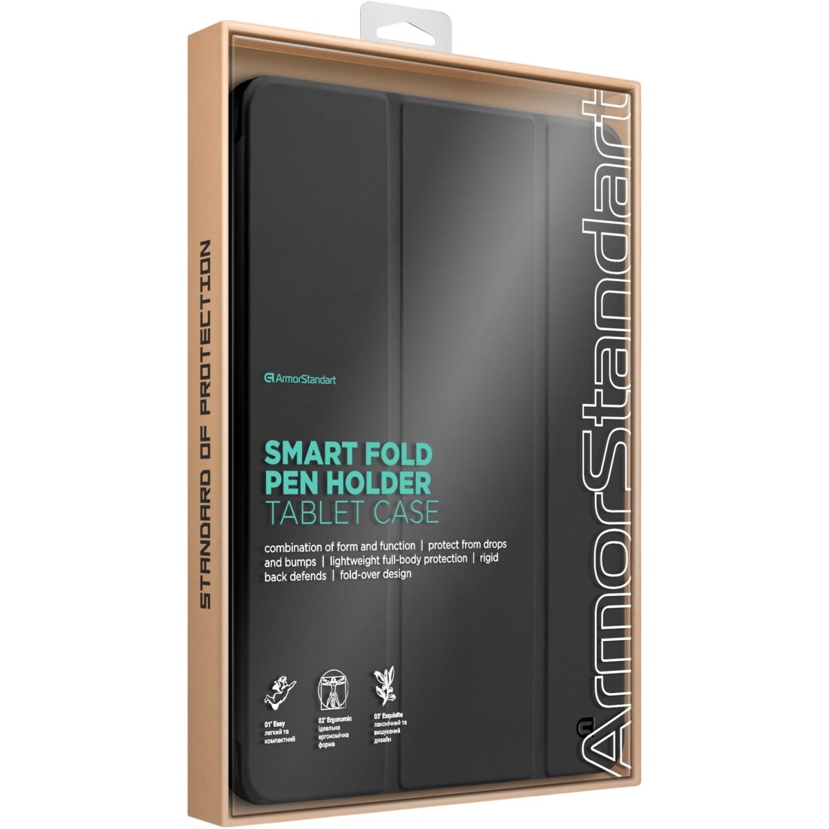 Чохол-книжка ArmorStandart Smart Fold Pen для Apple iPad Mini 7 (2024)/Mini 6 (2021) Black (ARM82814) фото 3