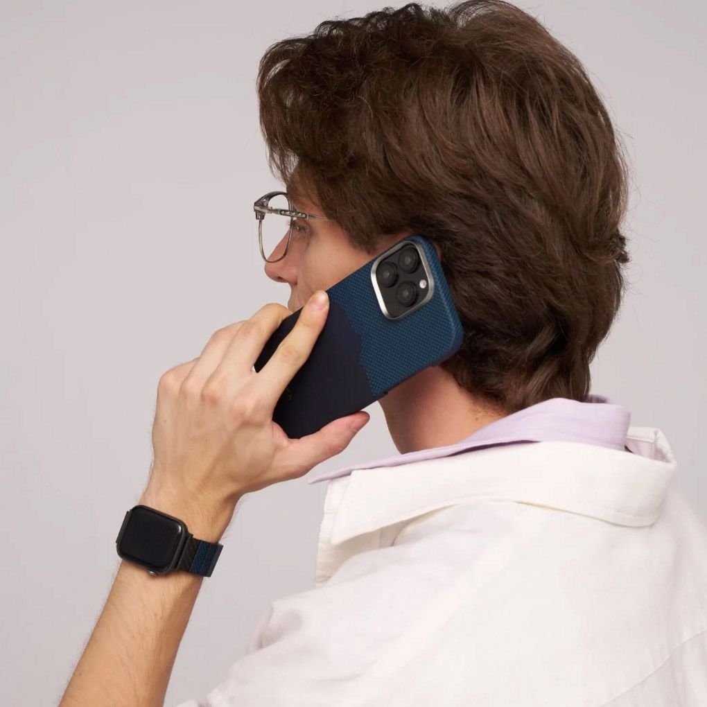 Чохол Pitaka Tactile Woven Case StarPeak MagEZ для Apple iPhone 16 Pro Max Milky Way Galaxy (KI1602PMYG)