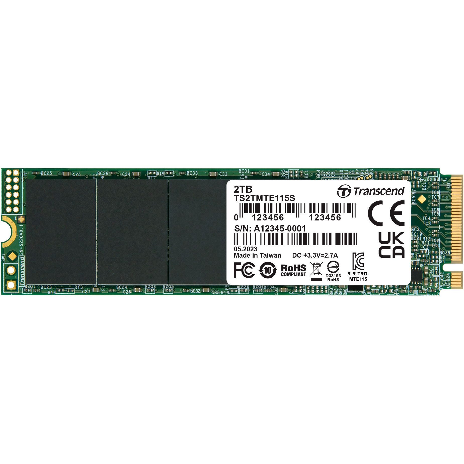 

SSD накопитель Transcend 115S 2TB (TS2TMTE115S)