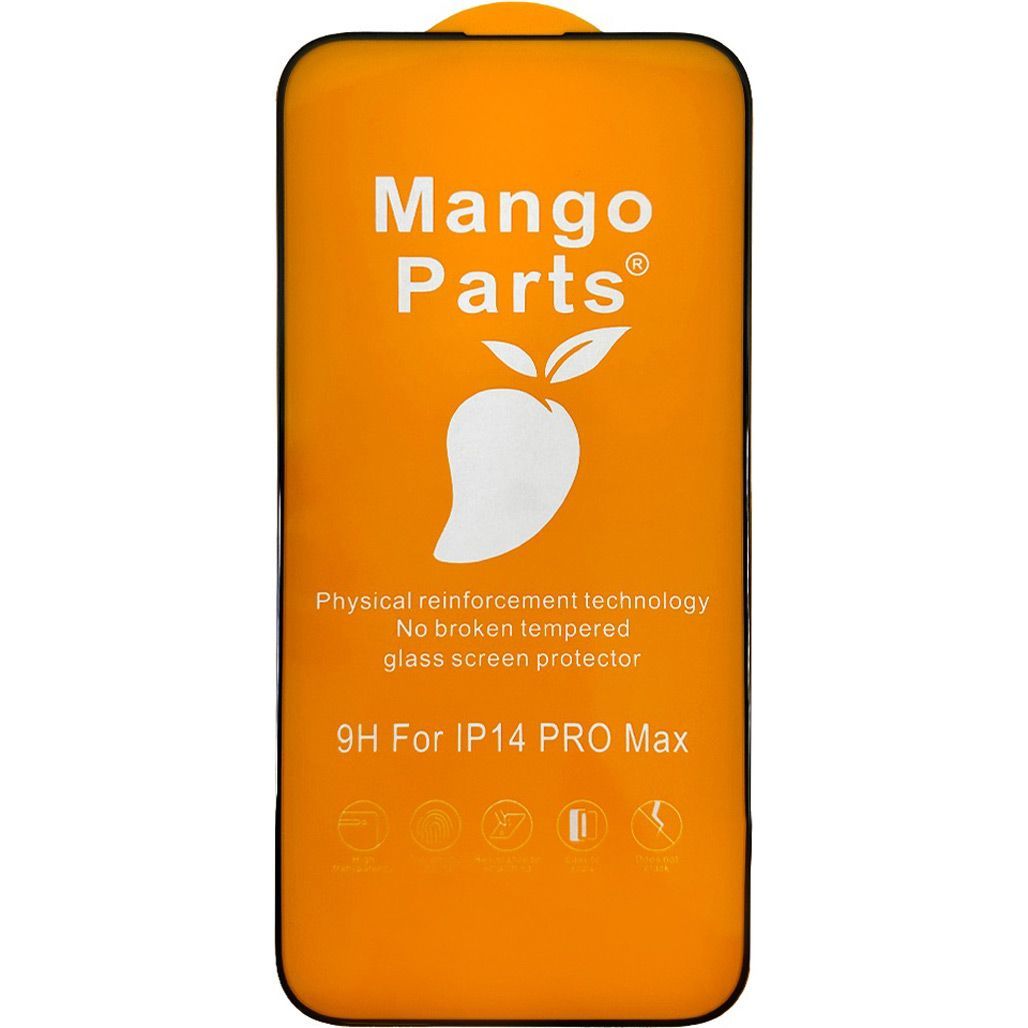 

Защитное стекло Mango 9D Full Cover Tempered Glass для Apple iPhone 14 Pro Max (Black)