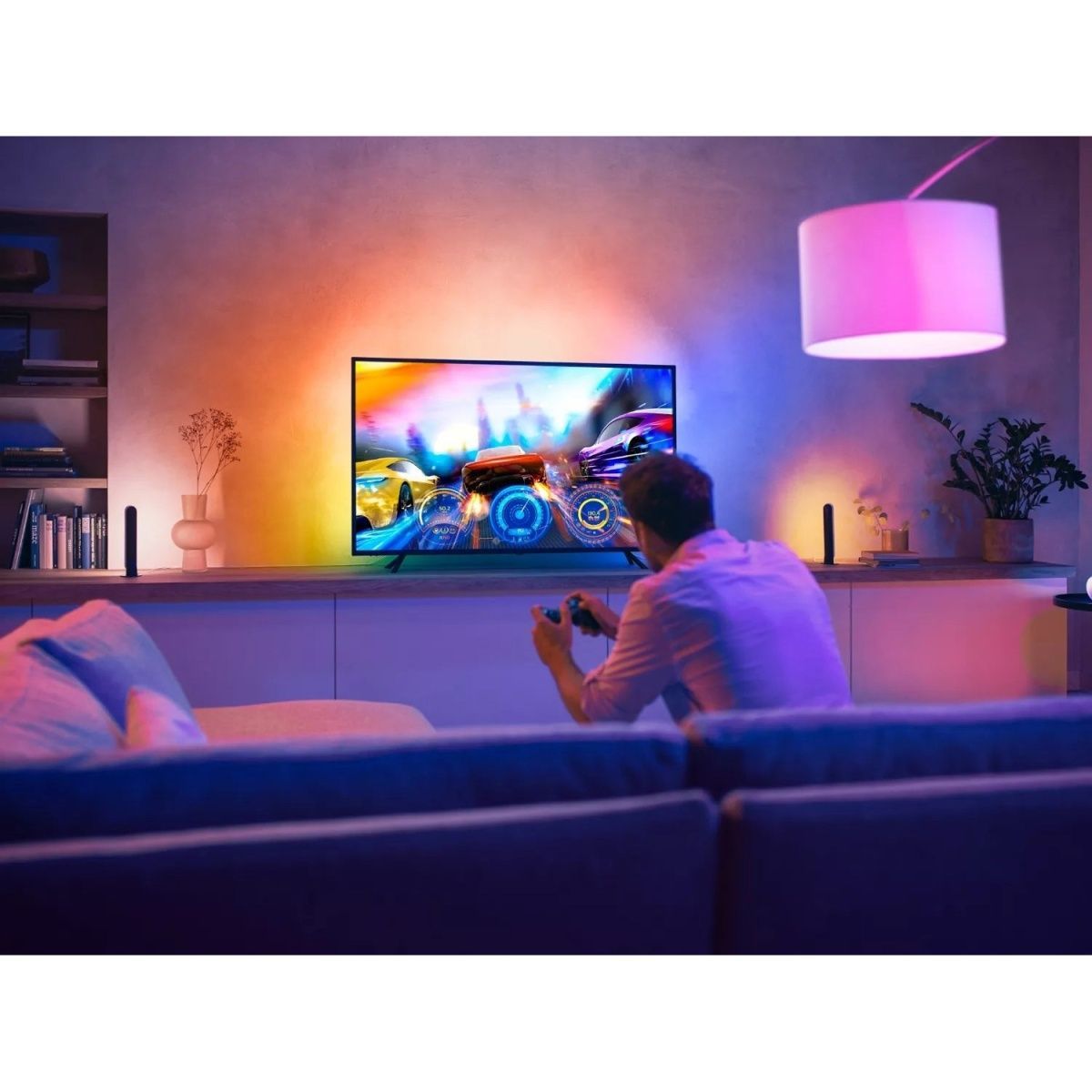 Світлодіодна стрічка підсвічування телевізора Philips Hue Play Gradient Lightstrip 55 Ambilight TV (55 - 60 дюймов)