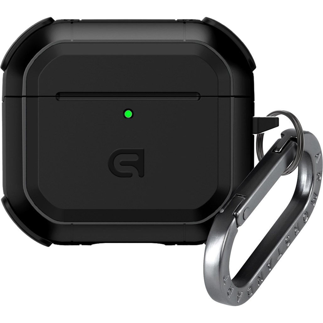 Чохол ArmorStandart Panzer для Apple AirPods 4/5 Black (ARM82552)