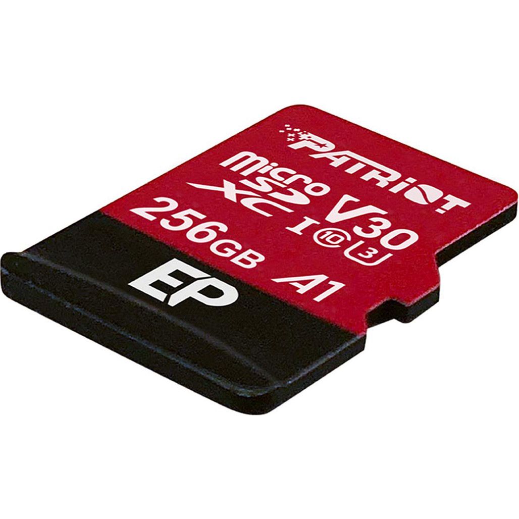 Карта пам`яті Patriot LX microSDXC 256GB UHS-I U3 V30 A1 EP + SD adapter (PEF256GEP31MCX)