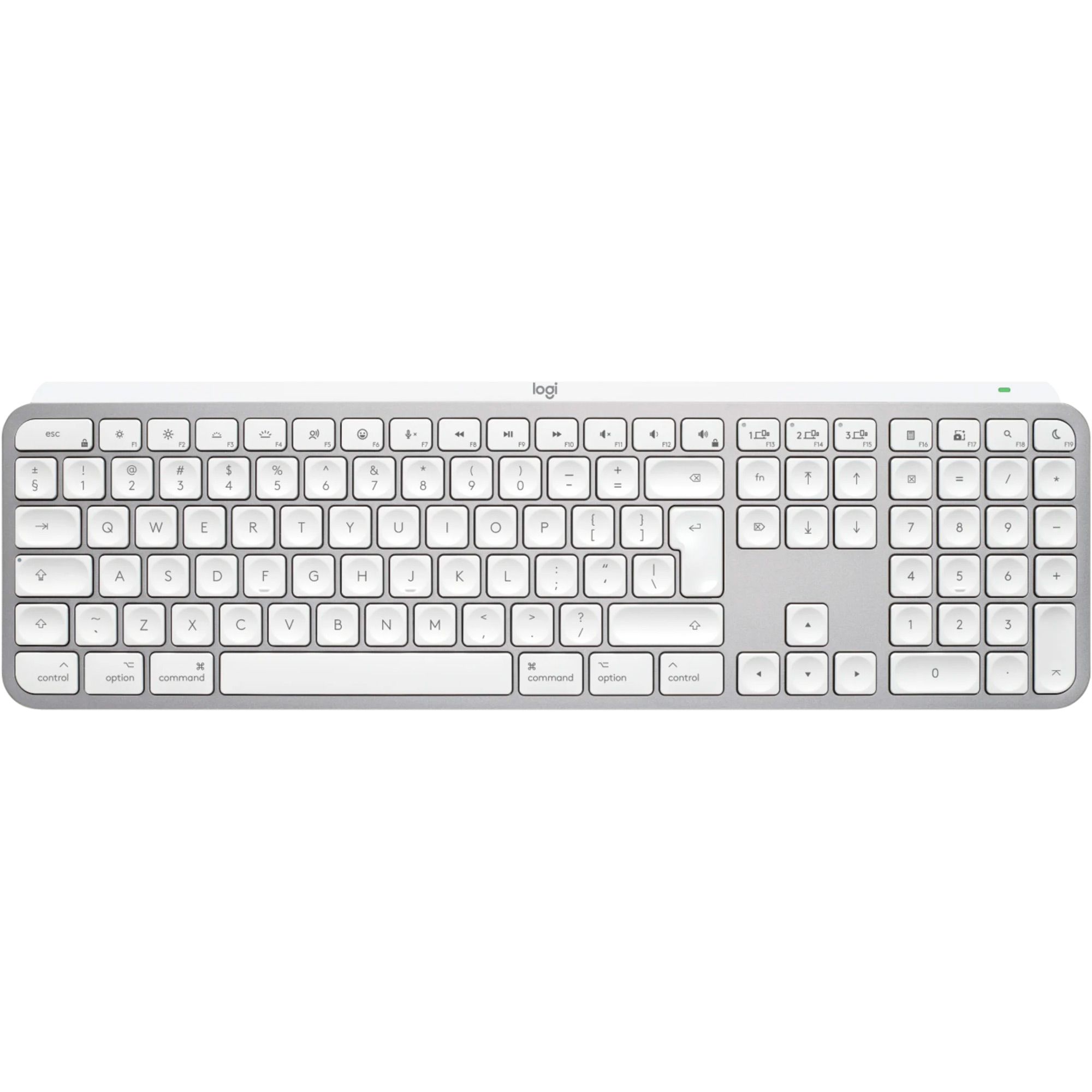 

Клавіатура Logitech MX Keys S for Mac Pale Grey (920-011638)