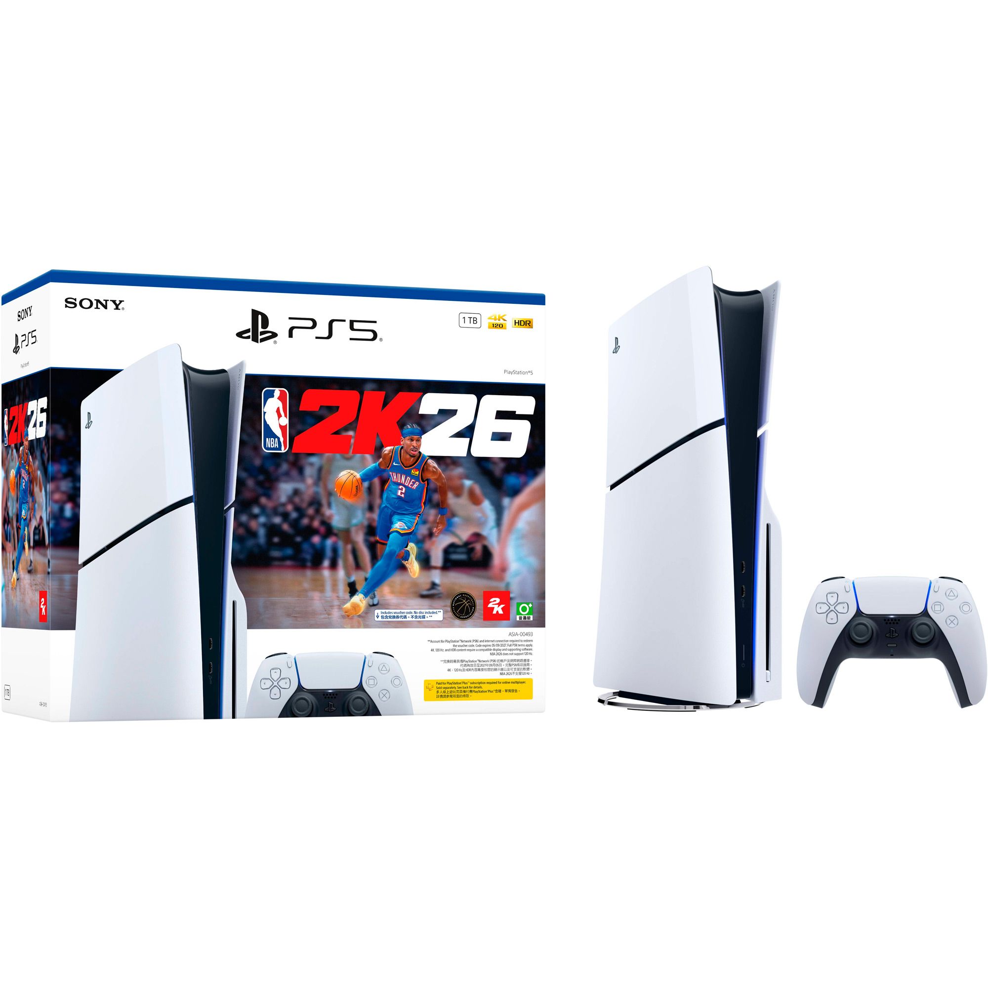 

Ігрова консоль Sony PlayStation 5 Slim 1TB + NBA 2K26 (EN) Bundle