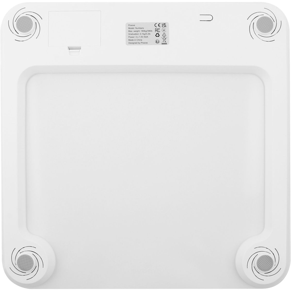 Розумні ваги Proove Numbers White (SLBP00010002) 