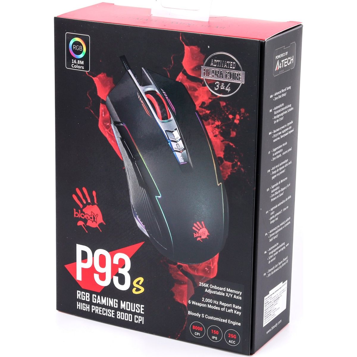 Мышь Bloody P93s Stone [83285] 