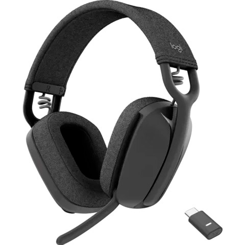 

Ігрові навушники Logitech Zone Vibe Wireless Teams version Graphite (981-001157)