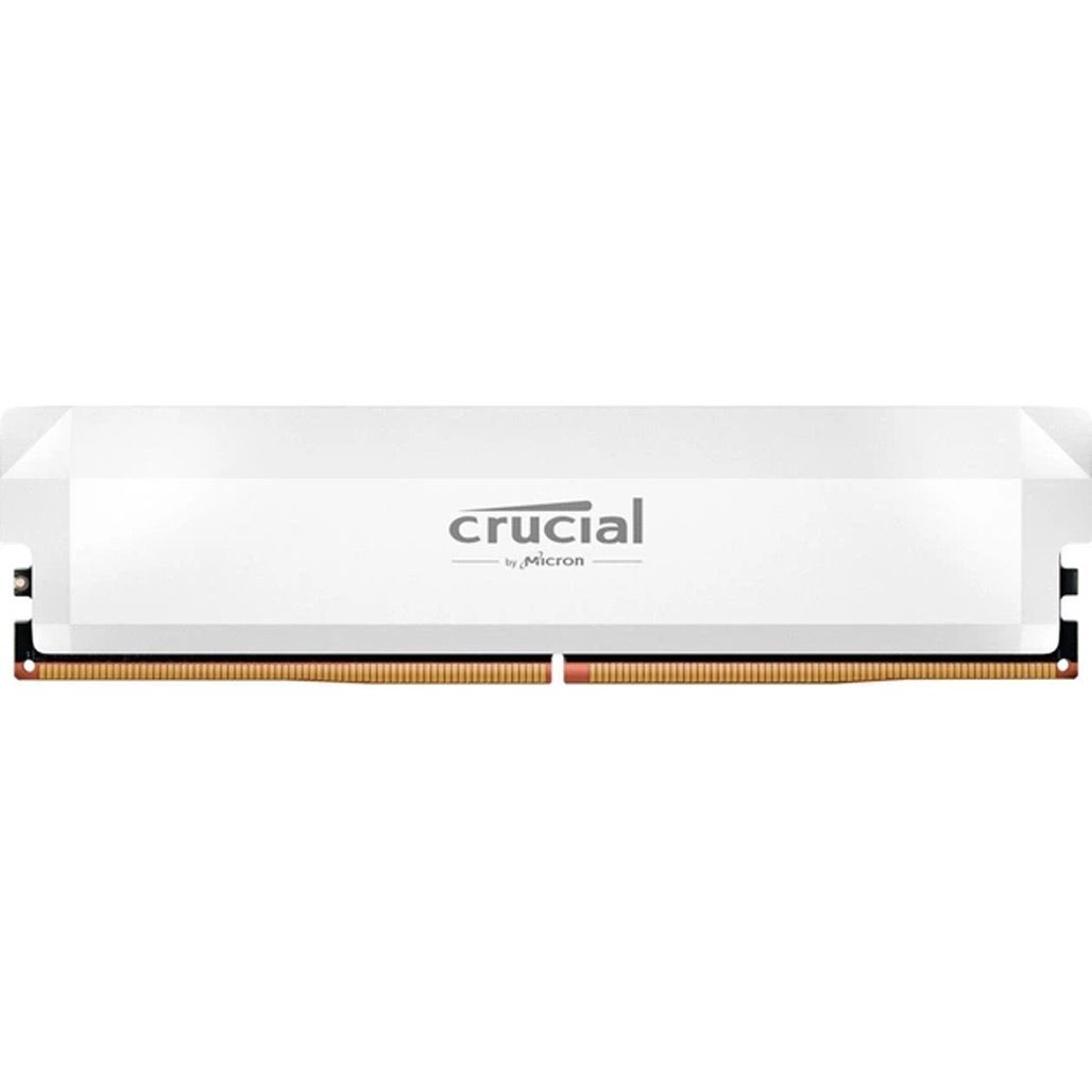 

Модуль памяти DDR5 Crucial 16GB 6400 MHz Pro White (CP16G64C32U5W)