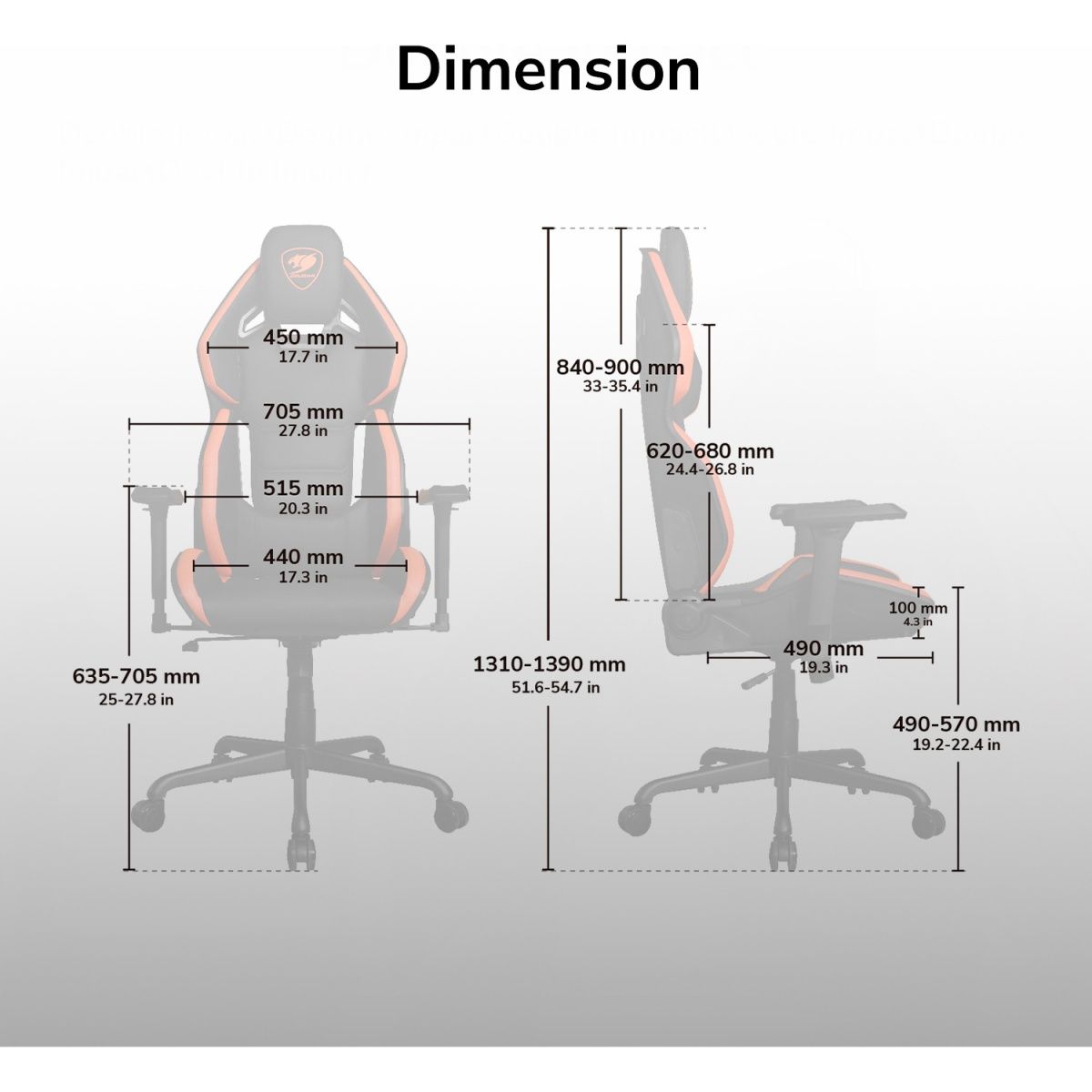 Геймерське крісло Cougar Hotrod Black/Orange