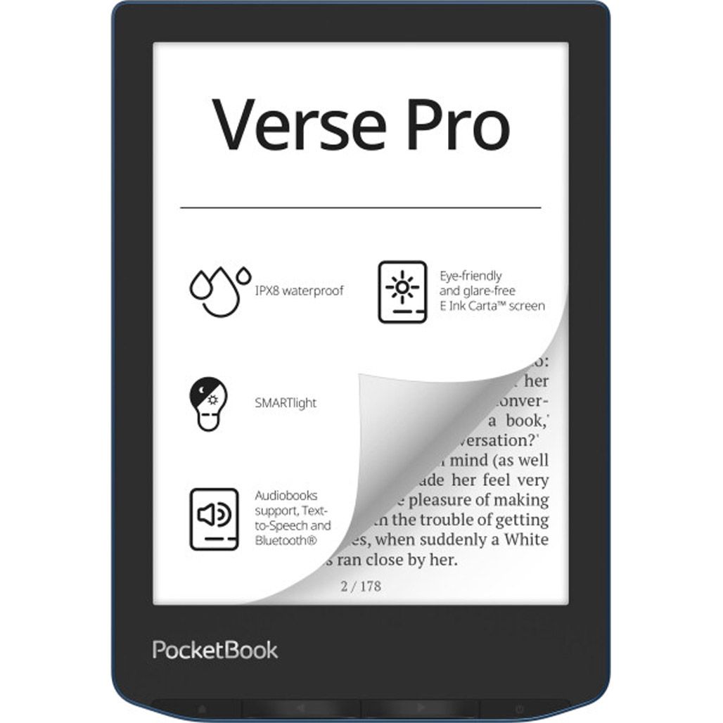 

Електронна книга PocketBook 634 Verse Pro Azure (PPB634-A-CIS, PB634-A-WW)