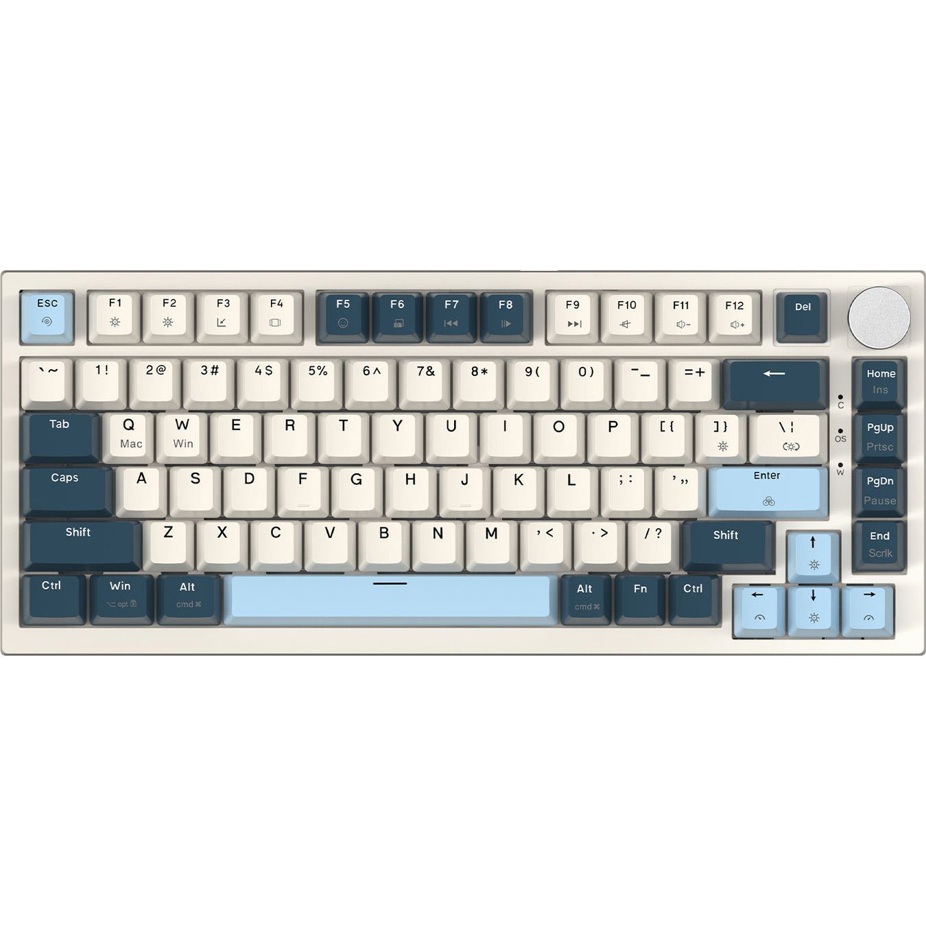 

Клавиатура Attack Shark K85 Blueberry (AS-6972792471556-B-UA)