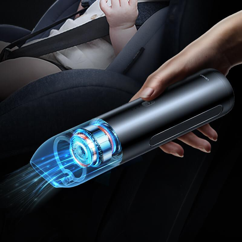 Ручний пилосос Usams US-ZB234 Mini Handheld Vacuum Cleaner Geoz Series Suction 6000Pa (Black)