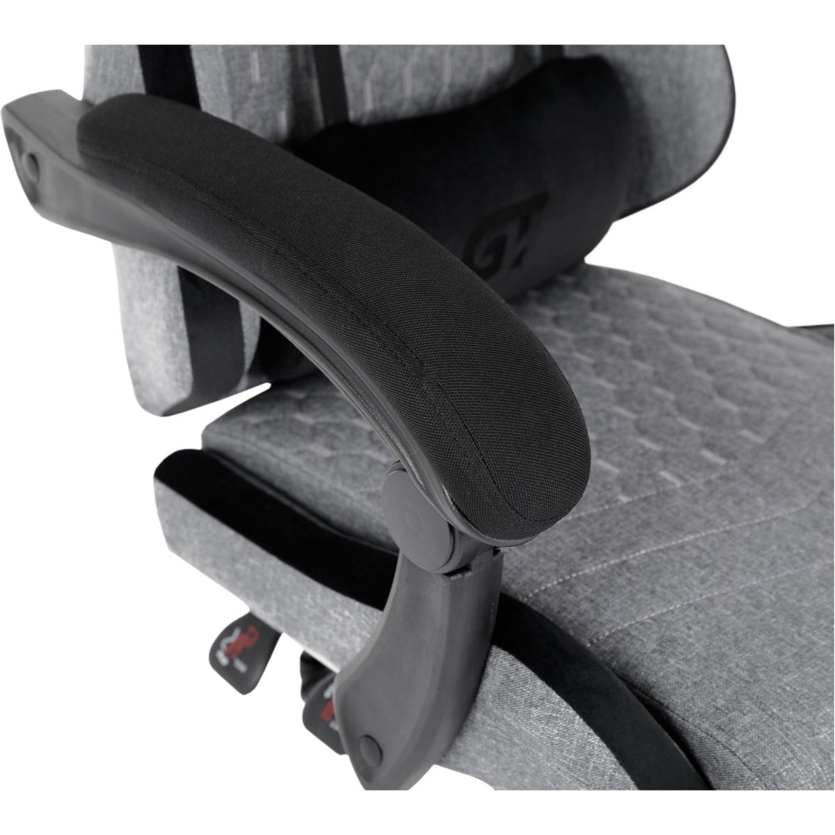 Геймерське крісло GT Racer X-2324 Fabric Gray/Black Suede