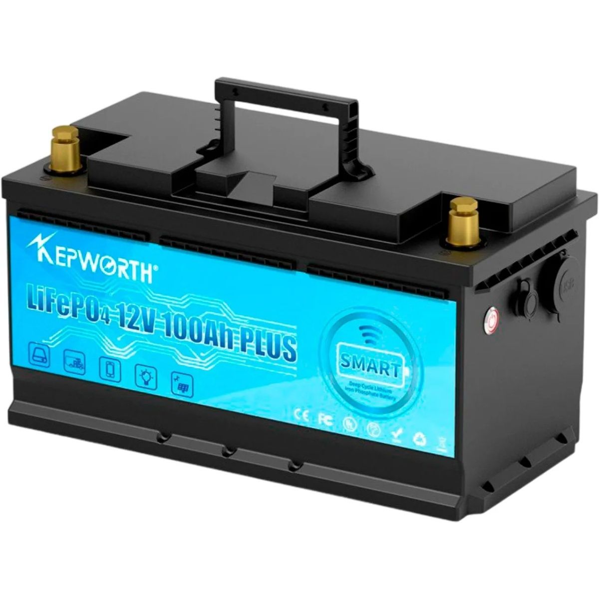 

Аккумулятор Kepworth LiFePO4 12V (12V/100Ah/1200Wh) (KW-12-100-bluetooth-tool)