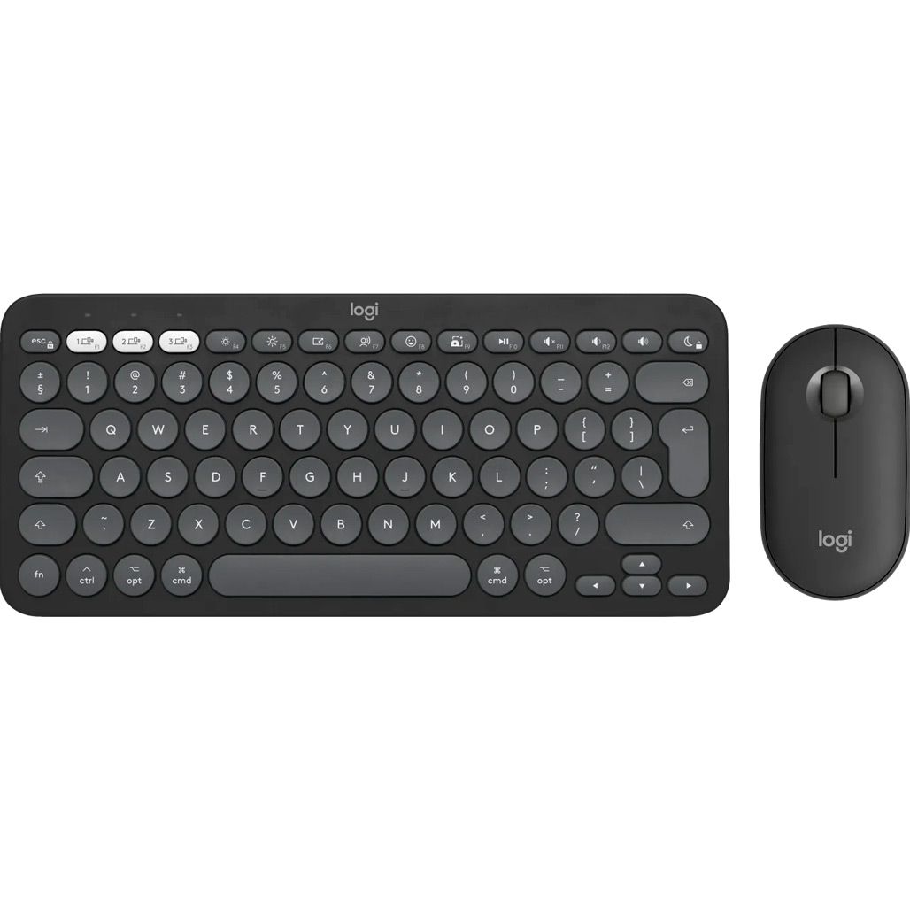 

Комплект (клавиатура + мышь) Logitech Pebble 2 Combo for Mac Graphite UA (920-012244)