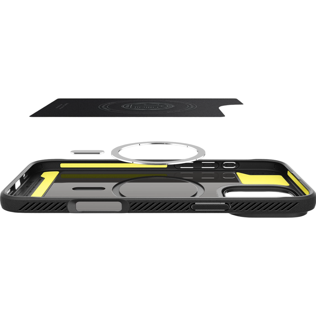 Чохол Spigen Rugged Armor with MagFit для Apple iPhone 16 Pro Matte Black (ACS08115)