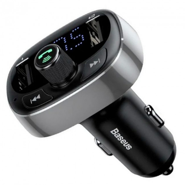 

FM-трансмітер Baseus FM Launcher 2.4A 2USB Grey (CCTM-01)