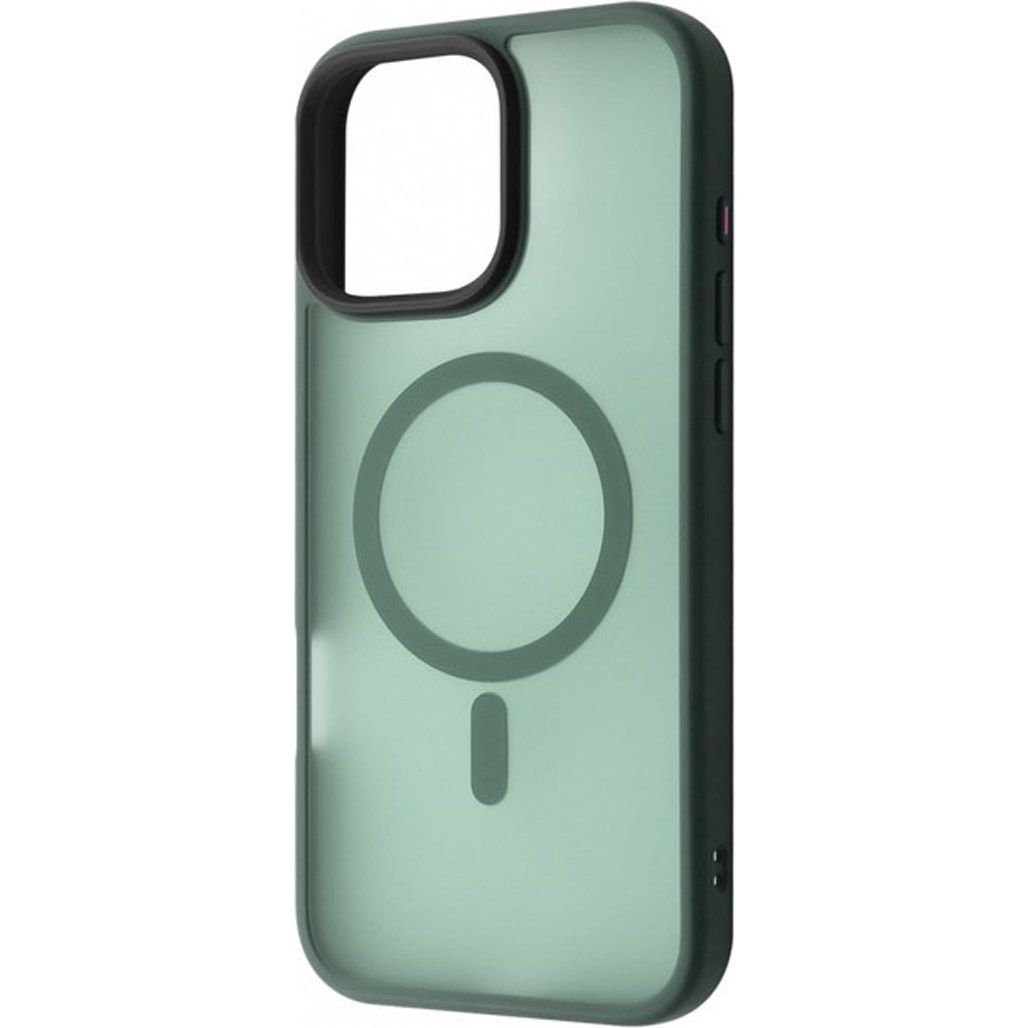 

Чехол Wave Matte Insane Magnetic Ring with MagSafe для Apple iPhone 16 Pro Max Green
