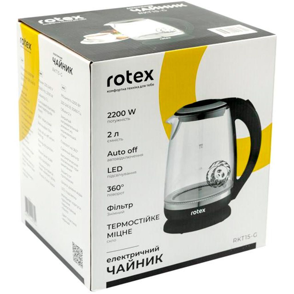 Електрочайник Rotex RKT15-G 