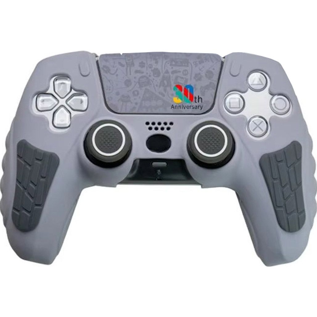 

Чехол на геймпад Silicone Case для Sony DualSense 30th Anniversary + Touch Pad Sticker