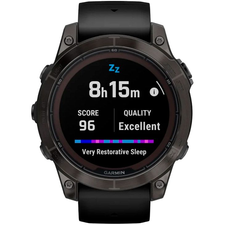 Смарт-часы Garmin Fenix 7 Pro Sapphire Solar Edition 47mm Carbon Gray DLC Titanium with Black Band (010-02777-10) [86523] 