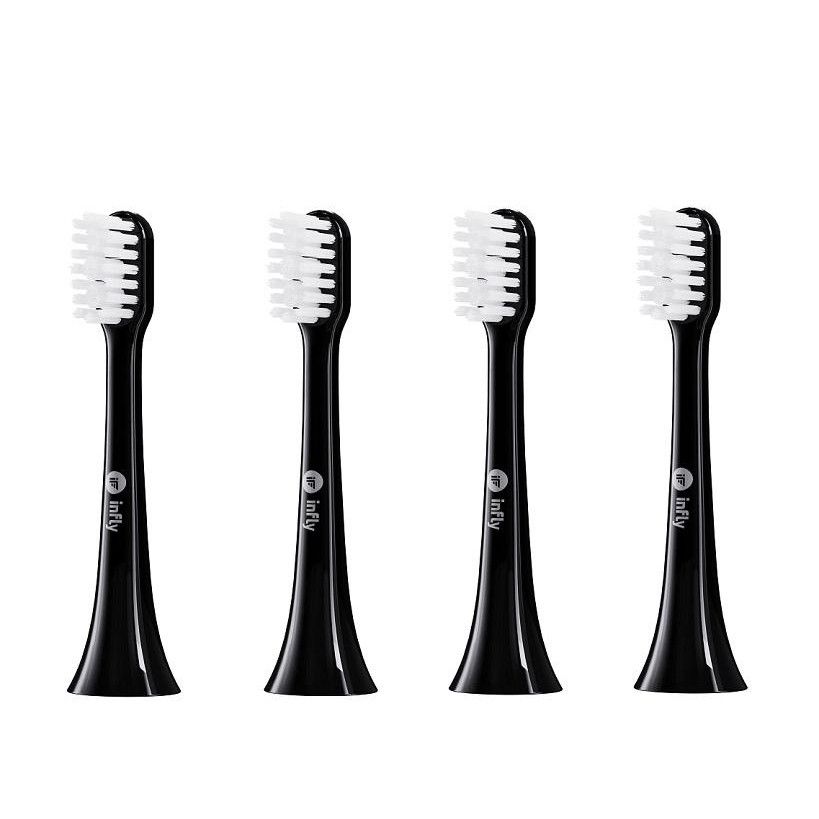 

Насадки для зубной щетки Xiaomi inFly Toothbrush Head for PT02 4pcs (Black) [56115]