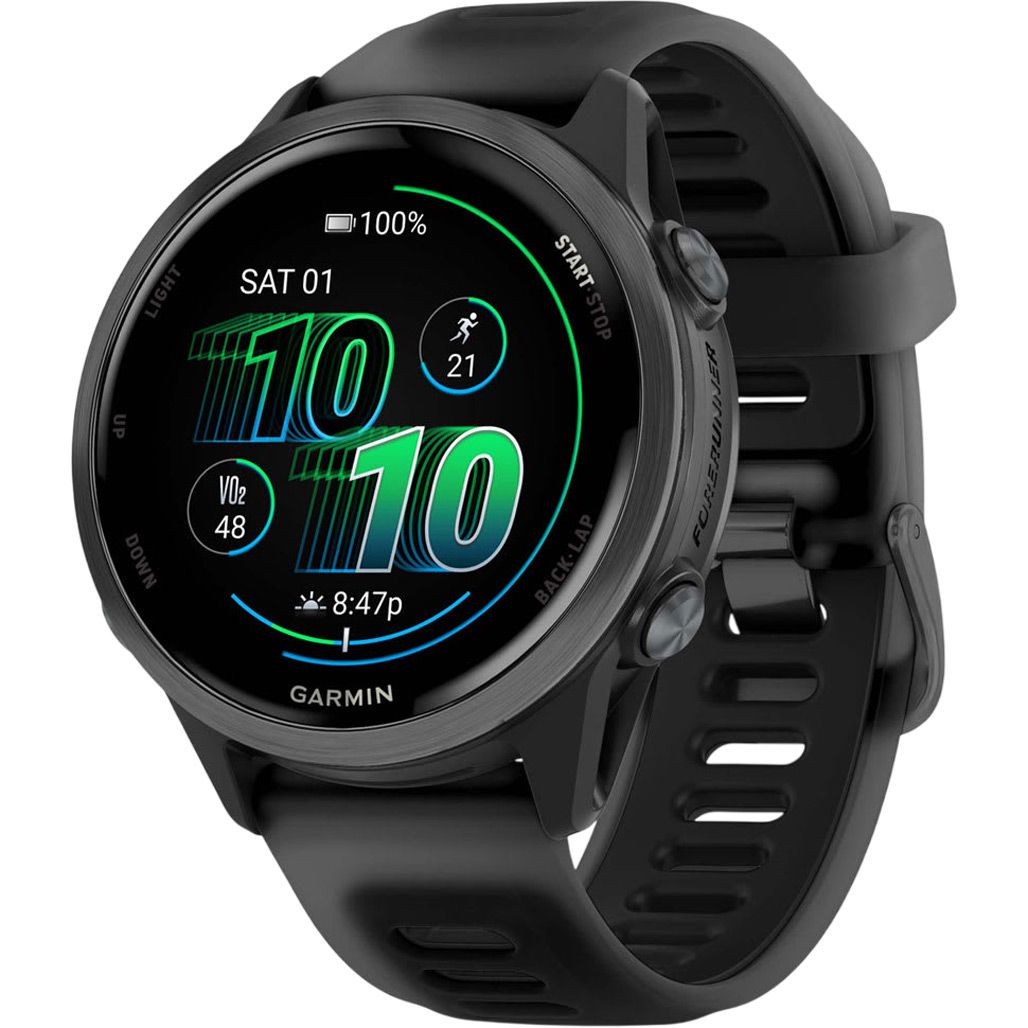 

Смарт-часы Garmin Forerunner 570 42mm Slate Gray Aluminum with Translucent Black/Black Band (010-02970-00)