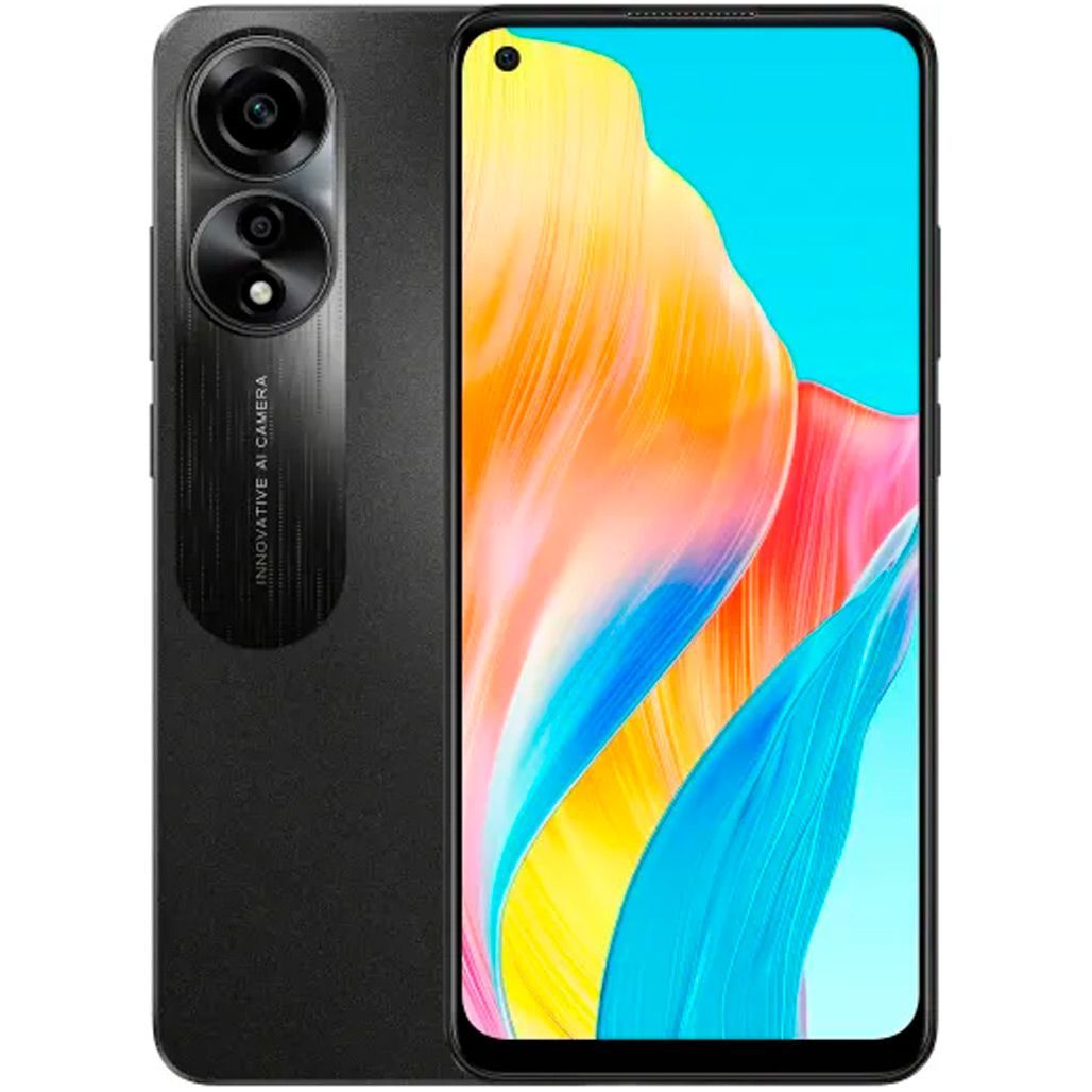 

Смартфон Oppo A78 4G 8/256GB Mist Black Global EU