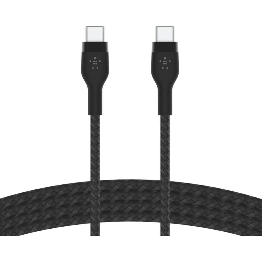

Кабель Belkin Boost Up Charge Pro Flex USB-C to USB-C 1m Black (CAB011BT1MBK)