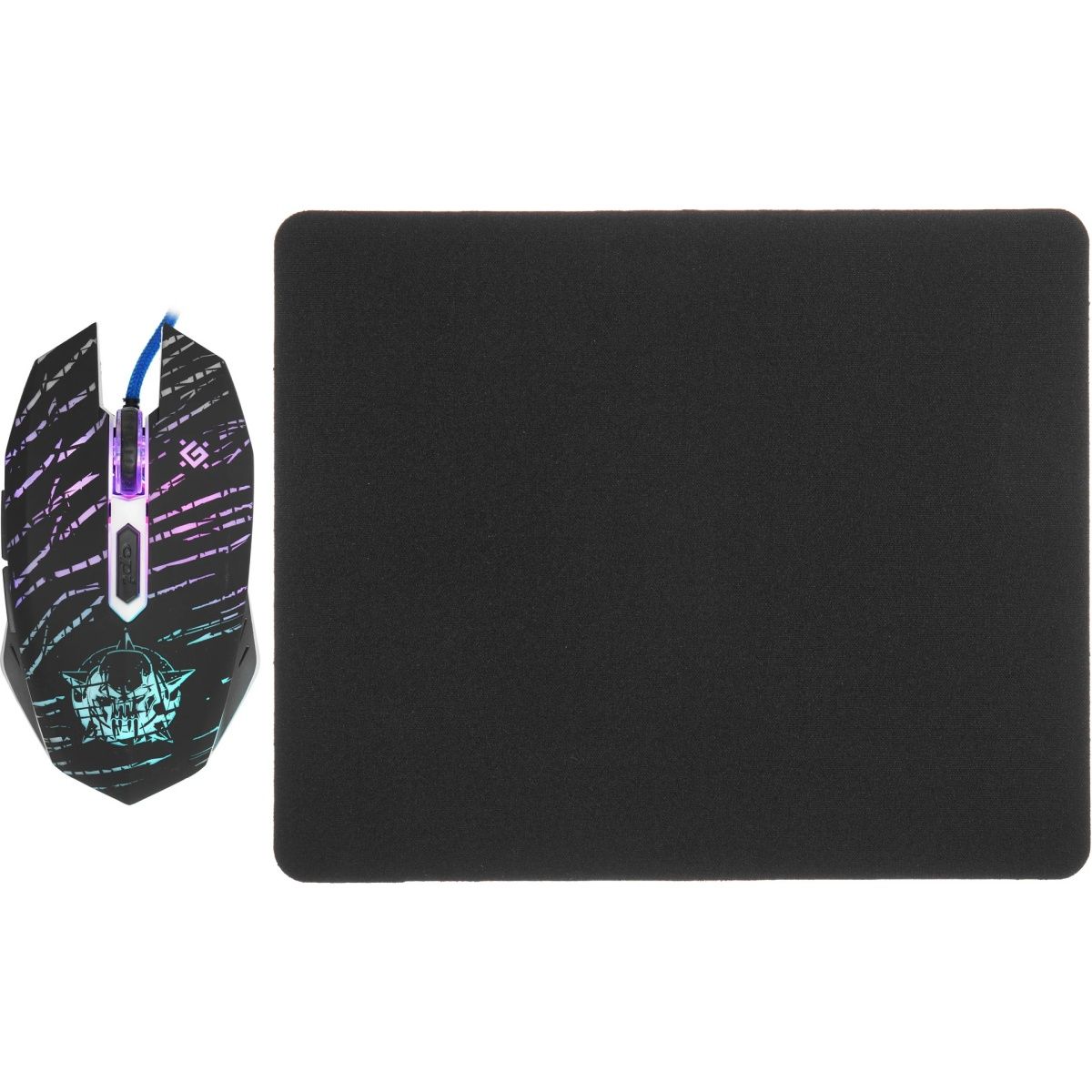 

Комплект (мышь + коврик) Defender Dark Agent GM-590L (52590)