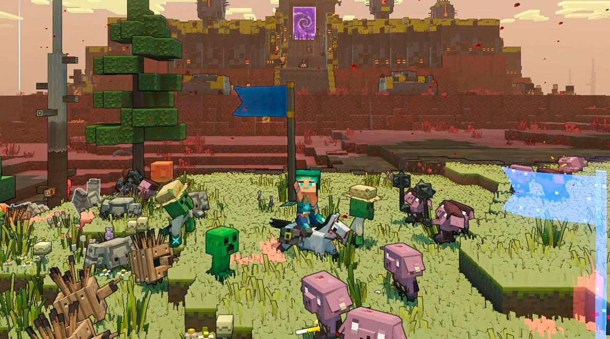 Игра Minecraft Legends Deluxe Edition для PS4 (RU) [84288] 