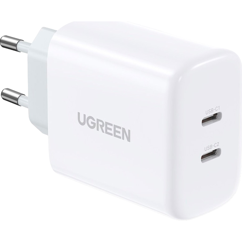 

Мережевий зарядний пристрій Ugreen CD243 USB-C Fast Charger 40W EU (10343)