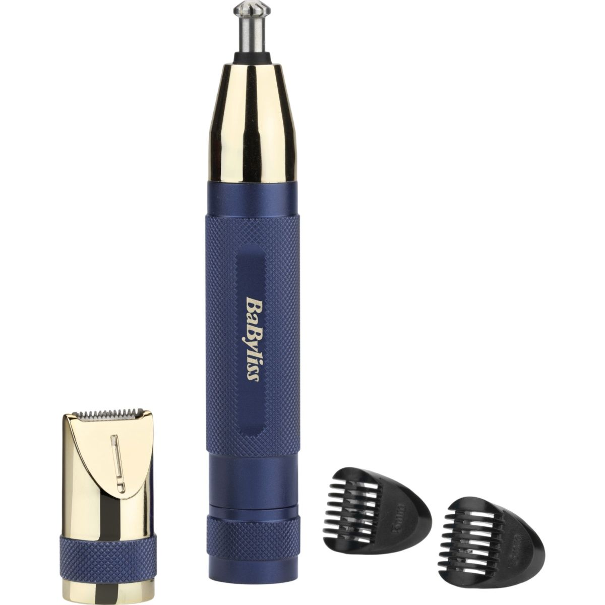 Тример для носа та вух BaByliss E112E Gold/Blue фото 2