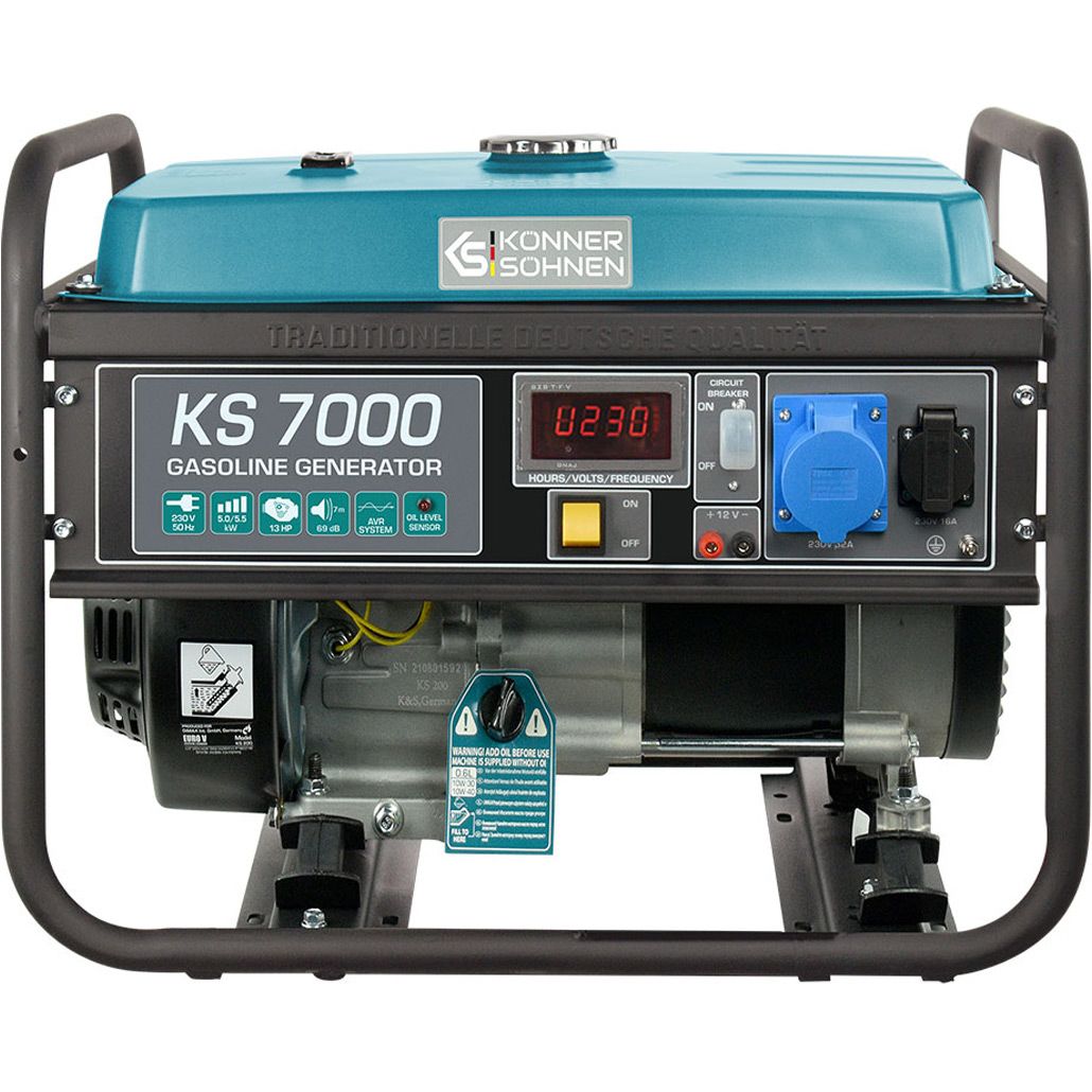 Генератор бензиновый Konner&Sohnen KS 7000 5/5.5 кВт