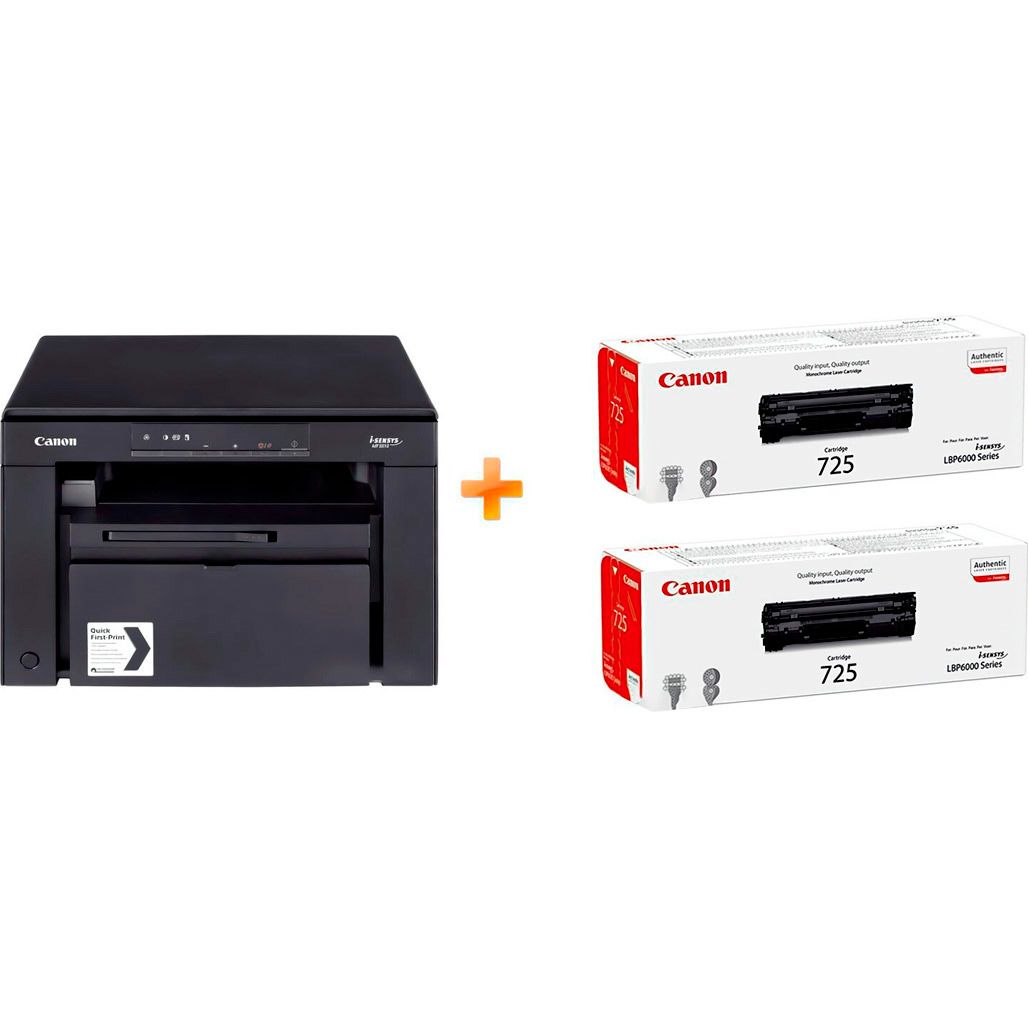 

БФП Canon i-SENSYS MF3010 5252B034 + 2 картриджа Canon 725 (6417) Б/У